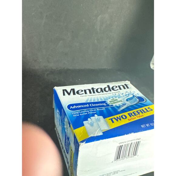 NOS VTG Mentadent Advanced Cleaning Refills; 2 ct.; 2004; Discontinued; no base - Picture 6 of 6